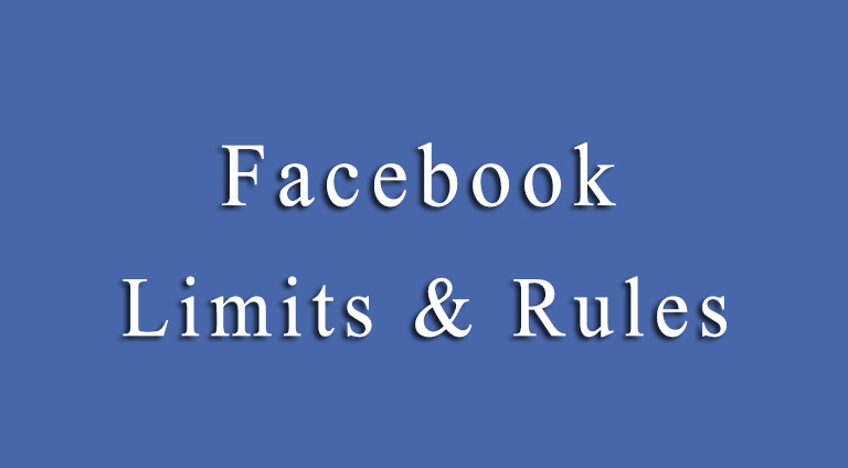 facebook limit